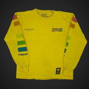 Polaroid Long Sleeve Yellow Shirt Size S